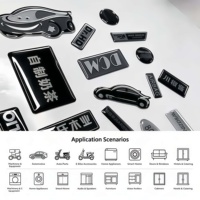 Fabricant de plaques signalétiques en époxy, finition brillante en résine époxy personnalisée, impression UV, résistant à l'eau, résistant aux UV, usage industriel, extérieur