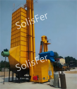 Haute efficacité 20-35 tonnes par jour séchoir rotatif tout nouveau grain paddy équipement agricole boîte de vitesses noyau vente chaude en Afrique - Product Image 4