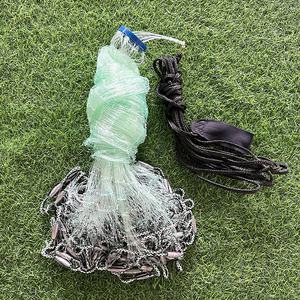 诱饵7英尺-10英尺半径易抛飞盘投网，铅沉降片专业级和升级材料投掷风格 - Product Image 1