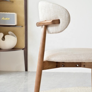 <span class=keywords><strong>Chaise</strong></span> <span class=keywords><strong>de</strong></span> <span class=keywords><strong>salle</strong></span> <span class=keywords><strong>à</strong></span> <span class=keywords><strong>manger</strong></span> moderne et simple en bois massif frêne <span class=keywords><strong>noir</strong></span> avec revêtement en cuir pour la maison, l'appartement, la cuisine et le bureau ZN 250 - Product Image 3