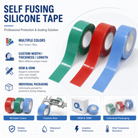 Cinta de Silicona Autoadhesiva Impermeable para Reparación de Cables Eléctricos, Tuberías, Mangueras y Automóviles