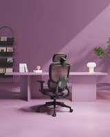 Chaise de bureau ergonomique inclinable et réglable pour le gaming, avec support lombaire et réglage en hauteur