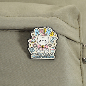 Épingles en émail sur le thème de la neurodiversité, émotions mixtes, chat mignon, TDAH, santé mentale, broche, badge de revers, vente en gros - Product Image 3