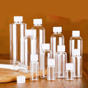 ขวดพลาสติกใสทรงกลม PET ความจุต่างๆ ตามสั่ง พร้อมฝาสีขาว - Product Image 6