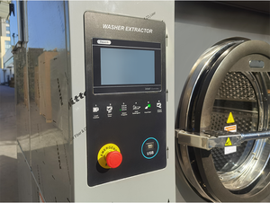 Lavadora Industrial Profesional de 80 kg, de Alta Resistencia, Comercial, de Carga Frontal, con Extractor, Eléctrica, con Calentamiento Eléctrico - Product Image 6