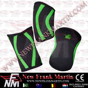 Rodilleras de gimnasio de neopreno de diseño personalizado NFM de 5mm y 7mm de grosor para levantamiento de pesas en cuclillas para Crossfit y entrenamiento físico OEM ODM - Product Image 2