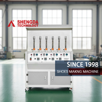 Machine à air chaud SHENGDA pour le ramollissement des empeignes de chaussures, machine de chauffage des empeignes pour cuir, PU, PVC, équipement d'usine de chaussures