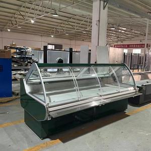 Vitrina Refrigeradora de Una Sola Temperatura con Puerta de Vidrio <span class=keywords><strong>para</strong></span> Carnicería, Exhibición de Carne Fresca, <span class=keywords><strong>Pescado</strong></span> y Res - Product Image 2