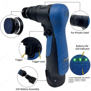 مسدس صنفرة محمول صغير لسرعة متغيرة من الليثيوم أيون بجهد 32: 12 فولت لإصلاح البقع ، مسدس صنفرة لاسلكي لتفاصيل السيارة - Product Image 3