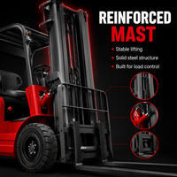 Robot Forklift Listrik Tanpa Awak Operasi Otomatis Cerdas Untuk Gudang Pintar Modern