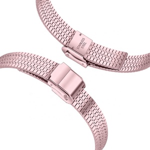 Cinturino stretto di lusso cinturino sottile in acciaio inossidabile cinturini per orologi in metallo per <span class=keywords><strong>Apple</strong></span> <span class=keywords><strong>Watch</strong></span> Series 8 7 6 <span class=keywords><strong>SE</strong></span> 5 4 <span class=keywords><strong>3</strong></span> cinturino con sette perline - Product Image 4