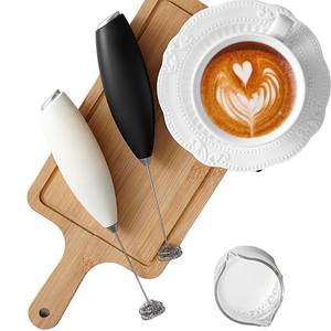 Espumador de Leche Manual Clásico Ecológico de Plástico con Soporte para Café, Té, <span class=keywords><strong>Matcha</strong></span>, Espuma, Mini <span class=keywords><strong>Batidor</strong></span> de Huevos Eléctrico Inalámbrico - Product Image 1