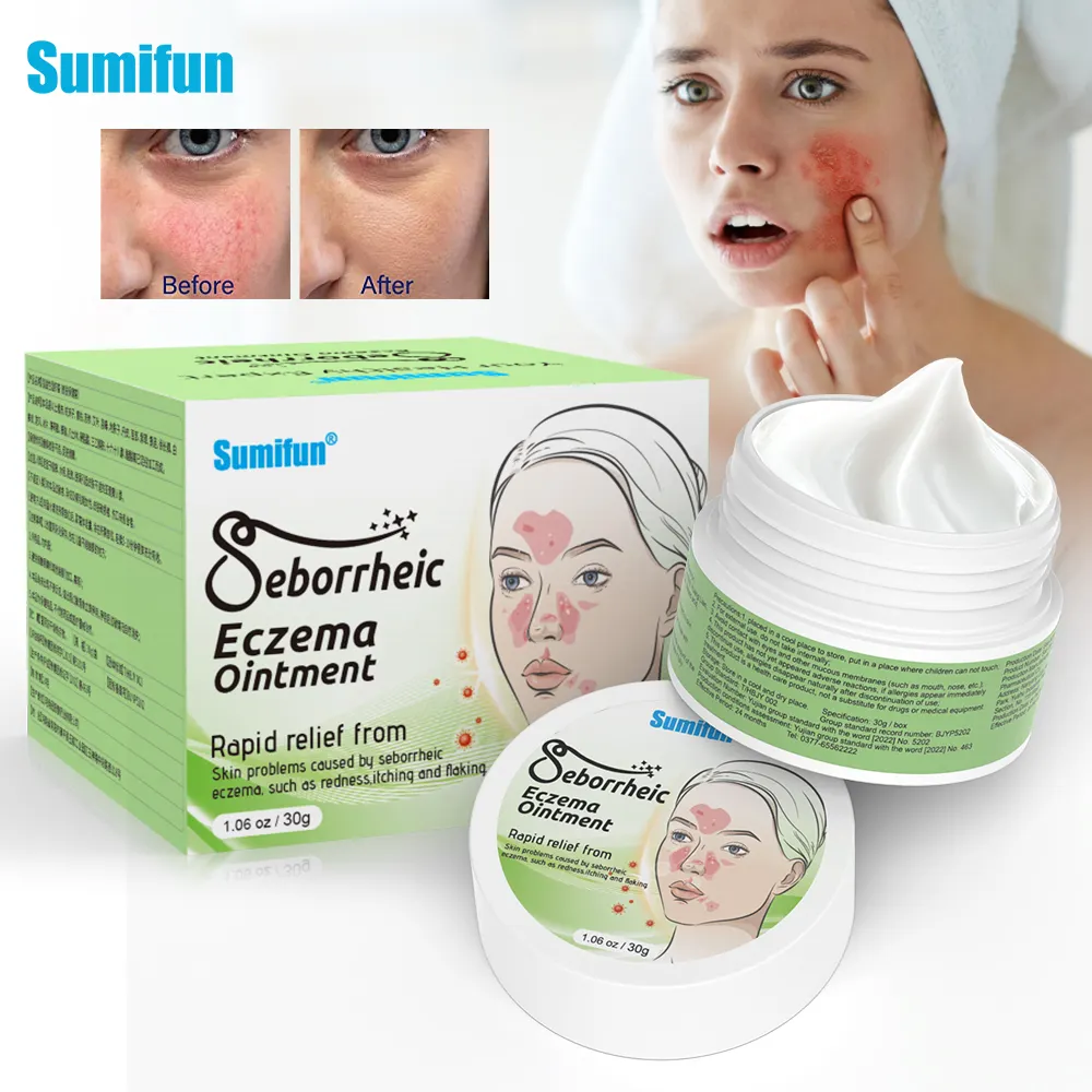 Private Label Sumifun Relief Cream for Itchy Skin Healing Eczema Psoriasis Cream