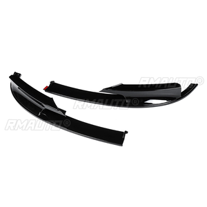 <b>Car</b> Front Bumper Lip <b>for</b> 2012-2018 BMW F30 F31 F35 3 Series M Sport Splitter <b>DIffuser</b> Spoiler Carbon Fiber Look Glossy Black - Product Image 3
