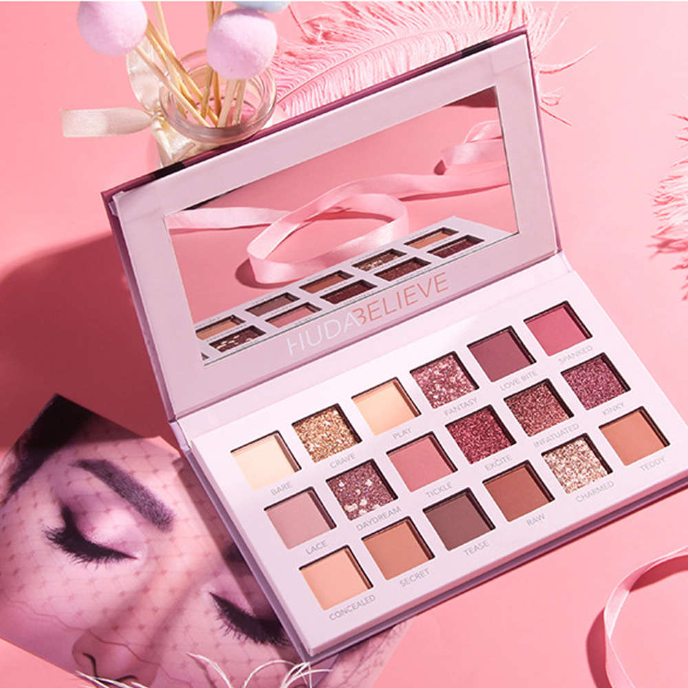 Hot Bán Make Up Vegan Phấn Mắt Khỏa Thân Matte Glitter Eyeshadow Palette Màu Mắt Sắc Tố Palette