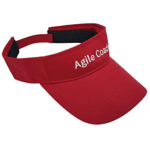 Sombreros de visera bordados Unisex personalizados poliéster/algodón de alta calidad deportes de verano ciclismo gorras de visera ajustables - Product Image 4