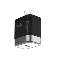 Chargeur Super Rapide 30W USB-C PD30W Prise EU US UK Adaptateur Secteur USB-C pour Samsung iPhone Chargeur PD Type-C
