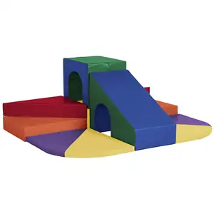 Morbido arrampicata e scorrevole combinazione prima educazione dei bambini di formazione integrazione sensoriale attrezzature da gioco morbido