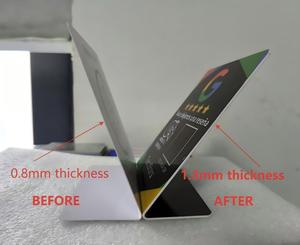 Biểu tượng tùy chỉnh <span class=keywords><strong>NFC</strong></span> tap Google PVC đứng mini RFID Tag không tiếp xúc QR mã Bảng Menu hiển thị đứng cho bàn hiển thị thanh toán - Product Image 6