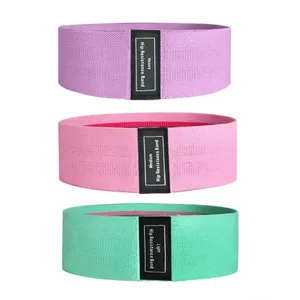 76*8 Yoga Elastic Band Resistance Band Fitness Squat Hip Beautiful Buttock Belt Polyester Cotton Material