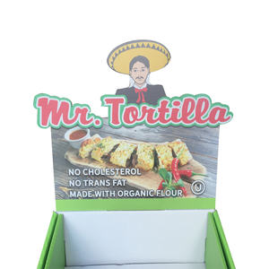 Estante de exhibición apilable plegable para cartón reciclable para promoción minorista y comercial Color personalizado - Product Image 2