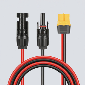 Câble Connecteur Solaire Isolé PVC XLPE 12AWG 4mm² Mâle/Femelle à Tête Unique pour Stations d'Énergie Mobiles Extérieures - Product Image 3