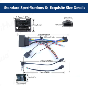 Harnais de câblage automobile Meihua pour Chevrolet Cruze/Malibu, cordon d'alimentation, CarPlay, radio, <span class=keywords><strong>CD</strong></span>, DVD, connecteur de câblage, <span class=keywords><strong>adaptateur</strong></span> Canbus, tableau de bord - Product Image 5