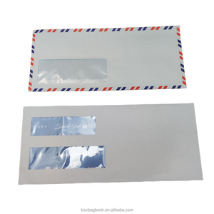 <span class=keywords><strong>Enveloppe</strong></span> en papier kraft blanc C8 81x57 mm 3 1/4\" X 2 1/4\" 6x9.25 24lb A7 <span class=keywords><strong>Enveloppe</strong></span> 5 1/4 X 7 1/4 Auto-adhésive <span class=keywords><strong>avec</strong></span> fenêtre blanche - Product Image 4