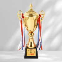 Trophée de basket-ball en métal économique en stock Trophée du joueur de basket-ball en métal Prix de la journée sportive Trophée de l'équipe de basket-ball en métal Coupe