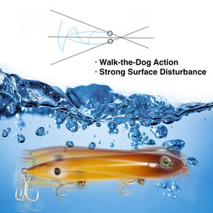 <span class=keywords><strong>Leurre</strong></span> <span class=keywords><strong>de</strong></span> <span class=keywords><strong>surface</strong></span> flottant ABS Spook Topwater Pencil Lure <span class=keywords><strong>de</strong></span> 126 mm et 26 g, type <span class=keywords><strong>stickbait</strong></span> pour la pêche en eau salée, pour la pêche au black-bass et en eaux côtières - Product Image 6