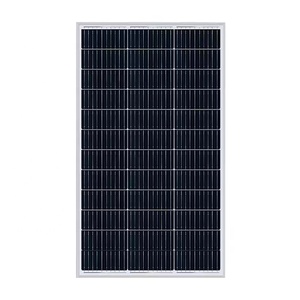 Nhỏ đơn tinh thể nửa tế bào tất cả các bảng điều khiển năng lượng mặt trời màu đen hiệu quả <span class=keywords><strong>10W</strong></span>-300W Tấm quang điện cho đèn đường năng lượng mặt trời - Product Image 3