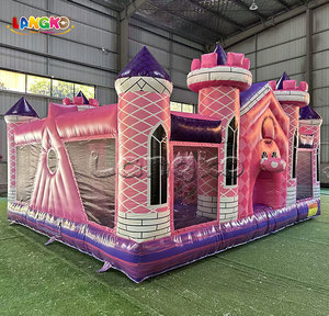 <span class=keywords><strong>Castillo</strong></span> Inflable Princesa, <span class=keywords><strong>Precio</strong></span> <span class=keywords><strong>de</strong></span> Fábrica, <span class=keywords><strong>Castillo</strong></span> Hinchable Morado y Rosa en Venta - Product Image 2