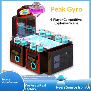 Four-player Spinning <strong>Top</strong> <strong>Battle</strong> <strong>Game</strong> Console Parent-child Interactive Fun Video <strong>Game</strong> Equipment Large Metal Coin-operated - Product Image 2