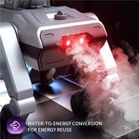 Chien robot électrique intelligent à commande tactile et programmable, avec effets lumineux et de danse, en plastique, pour usage intérieur et extérieur, 14+ ans