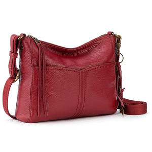 Venta al por mayor nueva moda de cuero de la PU de las mujeres bandolera de hombro hecho de fábrica de alta calidad personalizado Logotipo de cuero bandolera - Product Image 2