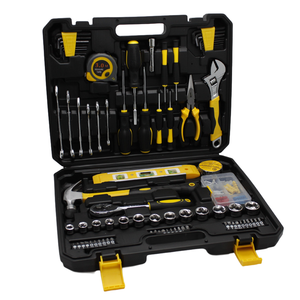 Juegos de herramientas de 108 piezas, juego de herramientas de combinación Manual para el hogar, juego de herramientas de acero al carbono con llave de doble propósito - Product Image 1