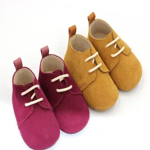 Beste Verkauf Braun Farbe Weiche Sohle Neugeborenen Baby Kausalen Schuhe Für 3-5Months Babe
