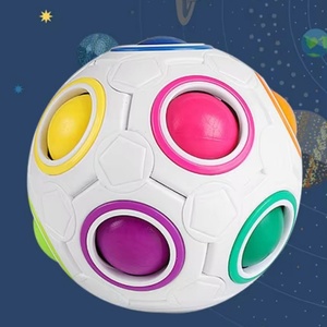 Balle Magique Arc-en-ciel Créative pour l'Entraînement de la Mémoire et la Réduction du Stress – Jouet Éducatif en Plastique Coloré pour l'Entraînement de la Pensée 12/8/20 - Product Image 1