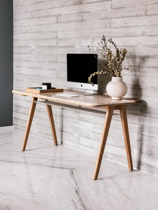 Updecors Custom Wood Construction Simple Office <b>Table</b> Office <b>Table</b> and Chair Set Luxury <b>Working</b> <b>Table</b> for Home Office Office Tab - Product Image 3