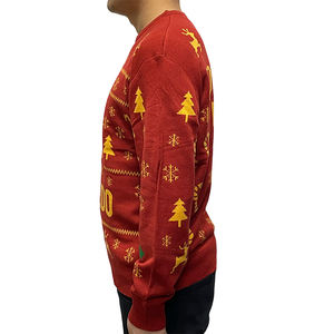 Factory Wholesale Football Game Style Knit Pullover Women's Sweaters Christmas <strong>Jumpers</strong> <strong>Plus</strong> <strong>Size</strong> Sweaters for Soccer Fan - Product Image 6