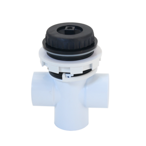 Vanne de dérivation à 2 voies portable en plastique moderne pour spa, modèle HT-B331-5 gris, avec 40 jets pour cascade de spa - Product Image 4