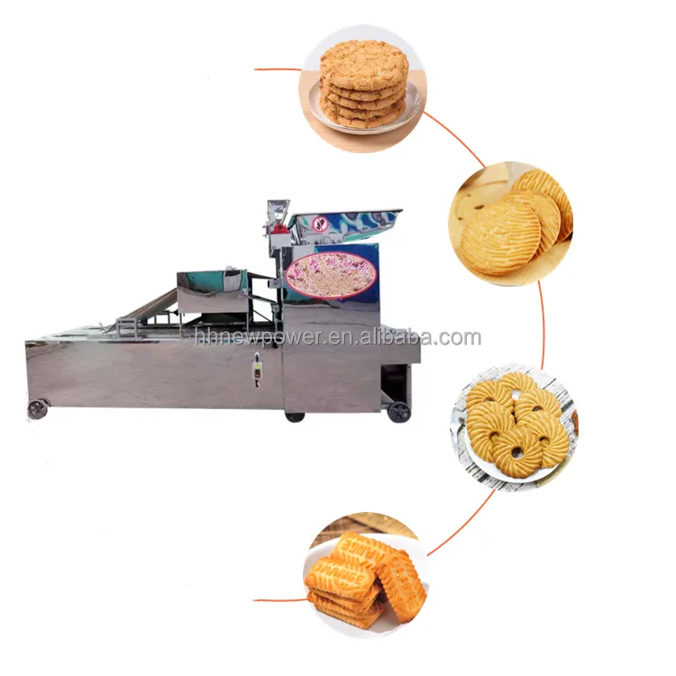 Tự động óc chó Biscuit Máy làm ROTARY moulder công nghiệp Cracker Biscuit dây chuyền sản xuất nhà sản xuất máy