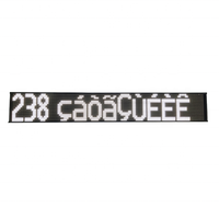 Écran d'affichage à message défilant à matrice de points LED de haute qualité pour bus, affichage de la destination et du numéro de ligne du bus
