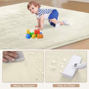 Fabricante Tatami grueso de espuma viscoelástica para niños, alfombrillas para juegos Tummy Time, alfombras para gatear, alfombra para sala de estar de guardería - Product Image 3