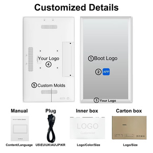 21.5 32 인치 벽 디지털 캘린더 디스플레이 4 + 64GB 스마트 텍스트 디스플레이 디지털 캘린더 안드로이드 디지털 벽 캘린더 - Product Image 4