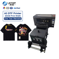 Plotter LETOP I3200, Máquina de Sublimación Textil de 30 cm, Impresora DTF A3