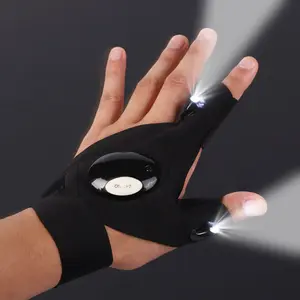 Guantes Con Luces Led imperméables, ensemble de gants de travail, lampe de poche Led, gants de pêche Guante Pescador