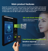 Terminal de Reconocimiento Facial para Vehículos RAKINDA RD200 con Android, Pantalla de 8 Pulgadas, 4GB, Códigos QR Inteligentes y Tarjetas IC, Gran Venta