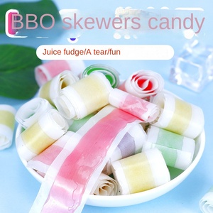 Bonbons Gélifiés Fruités en Spirale Guimauve Arc-en-ciel Sucré-Acidulé en Rouleaux Sucettes Moelleuses en Sachet pour Fête d'Enfants Cadeau - Product Image 2