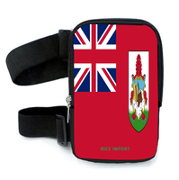 Sac de cuisse avec harnais pour femme, motif drapeau des Bahamas, pochette de jambe pour activités de plein air, randonnée, voyage, sac banane avec sangles réglables